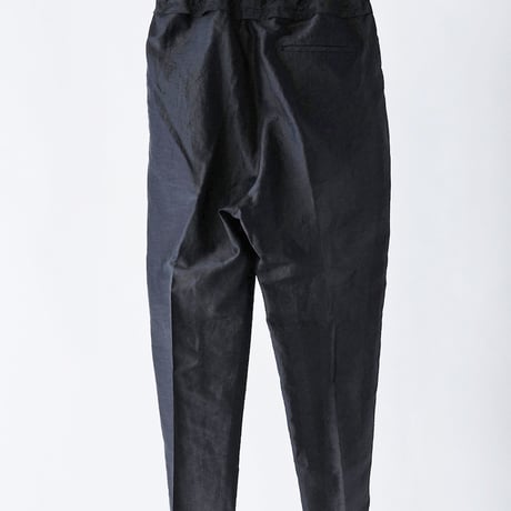 DK29-06-P04／Linen Nylon Rigid Cloth Drawstring Pants／2COLORS