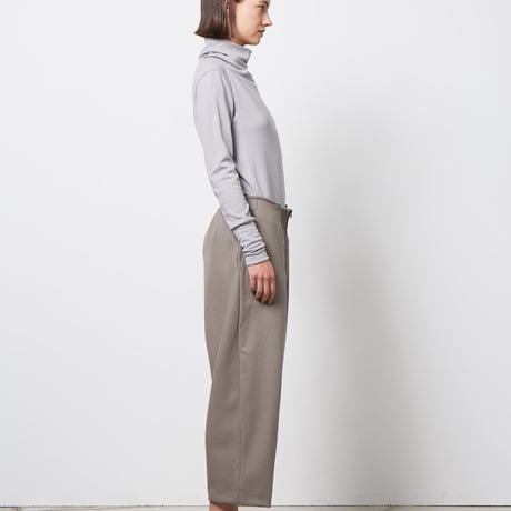 DV-029／“B A S I C S” 2/48 Wool Jersey Washable High Neck Top／2COLORS