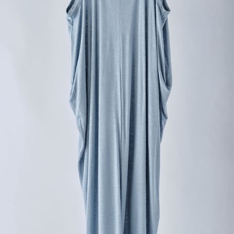 DV-060／“BASICS” 100% Linen Jersey Tank Long Dress／4COLORS