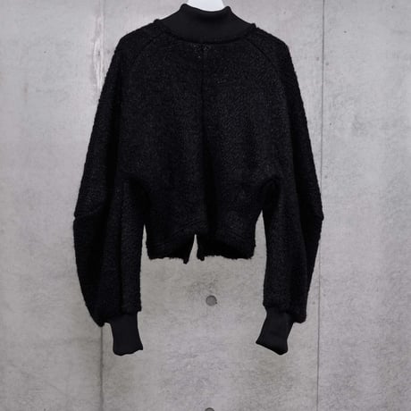 LE-H01／Limited Edition Faliero Sarti DANUSHKA Astrakhan Volume Sleeve Cardigan／4COLORS