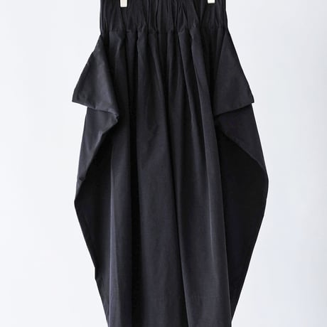 DK29-02-P02／Ny/C Luster Poplin Volume Gathered Pants／2COLORS