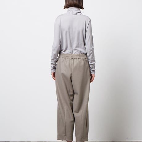 DV-029／“B A S I C S” 2/48 Wool Jersey Washable High Neck Top／2COLORS