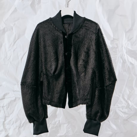 DK28-CS05-H03／Italian Shaggy Knit Cardigan／1COLOR