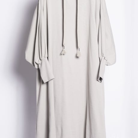 DV-038／“B A S I C S” 40/20 Cotton Fleece Hooded Dress／2COLORS