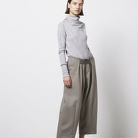 DV-029／“B A S I C S” 2/48 Wool Jersey Washable High Neck Top／2COLORS