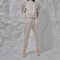 DV-059／“BASICS” French Terry Mercerized Drawstring Pants／2COLORS