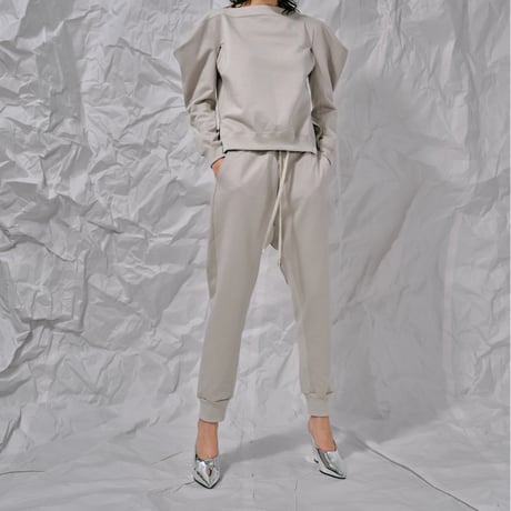 DV-059／“BASICS” French Terry Mercerized Drawstring Pants／2COLORS