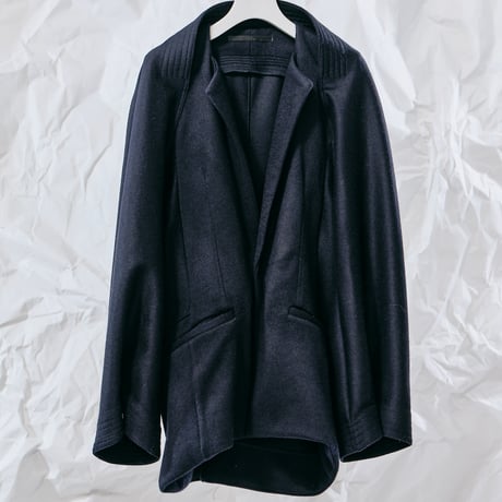 DK28-CS03-C04／Double-Faced Shaggy Wool Middle Length Jacket／2COLORS