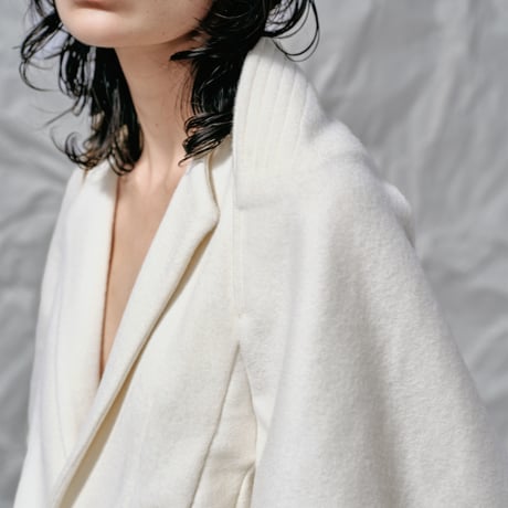 DK28-CS03-C04／Double-Faced Shaggy Wool Middle Length Jacket／2COLORS
