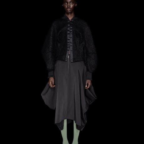 LE-H01／Limited Edition Faliero Sarti DANUSHKA Astrakhan Volume Sleeve Cardigan／4COLORS