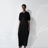DK29-CS02-H02／Triacetate Cool Ponte Zip Bolero／2COLORS