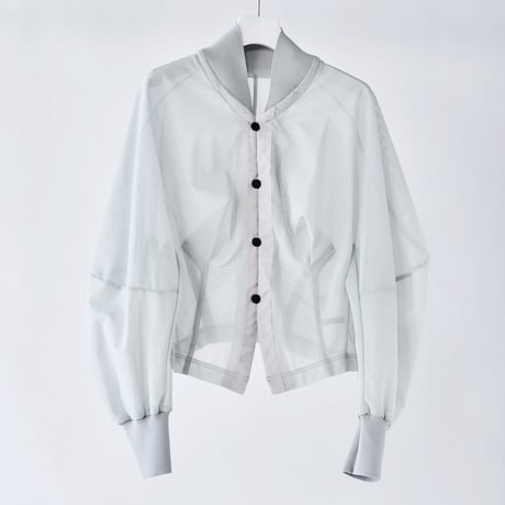 DK29-CS05-H01／Nylon Power Net Cardigan／2COLORS