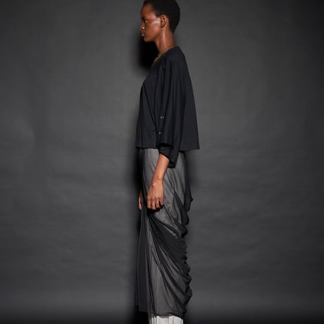 DV-044／“B A S I C S” 30/1 UV Protection Jersey Buttoned Top／2COLORS