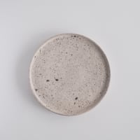 白砂 フチタチ皿  18cm / 若狹 祐介