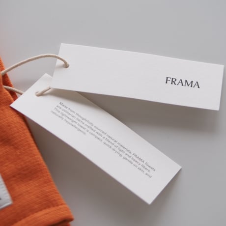 LIGHT TOWEL | Hand | Burnt Orange / FRAMA
