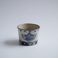 染付 そば猪口 (中) 天使B  / ヒヅミ峠舎