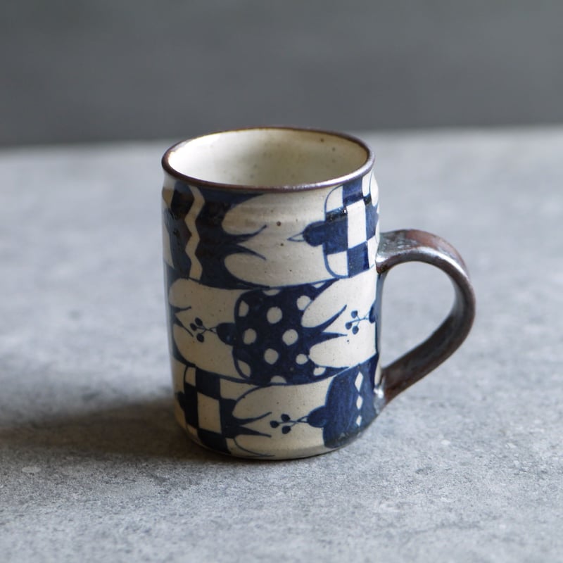 染付 カップ&ソーサー ツバメ / ヒヅミ峠舎 | cafe design shop nin