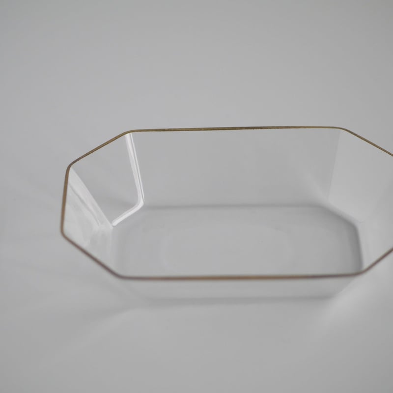 金縁 長方小鉢 / 谷口 嘉 | cafe design shop ninaite