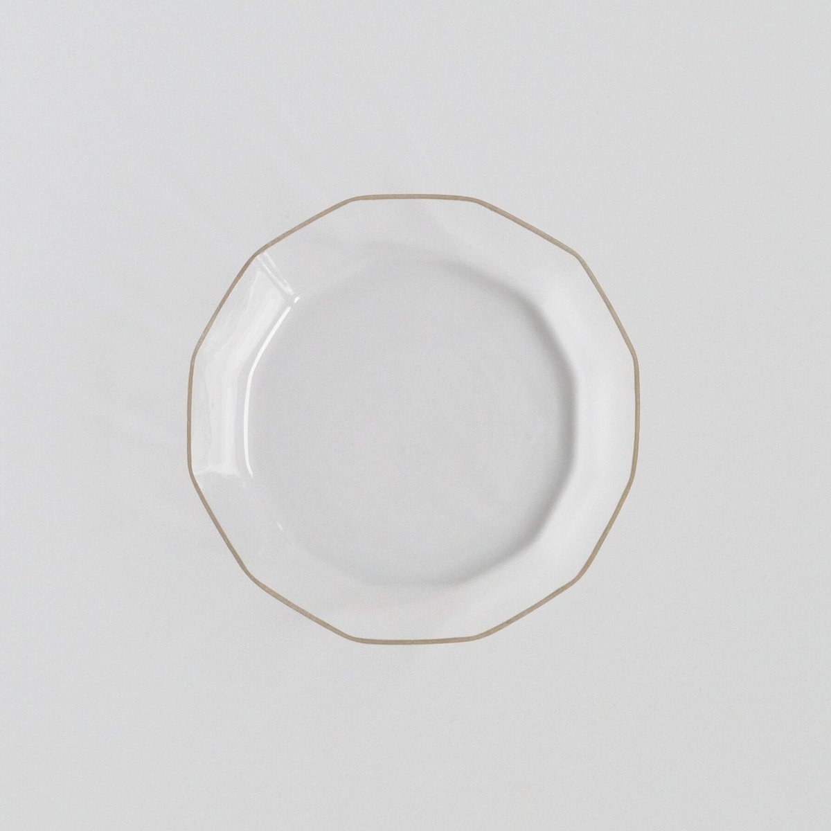 金縁 十二角浅皿 / 谷口 嘉 | cafe design shop ninaite