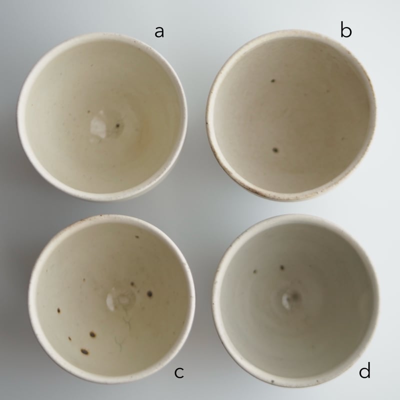 粉引 ルチル釉 湯呑 大きめ / 下村 淳 | cafe design shop ninaite