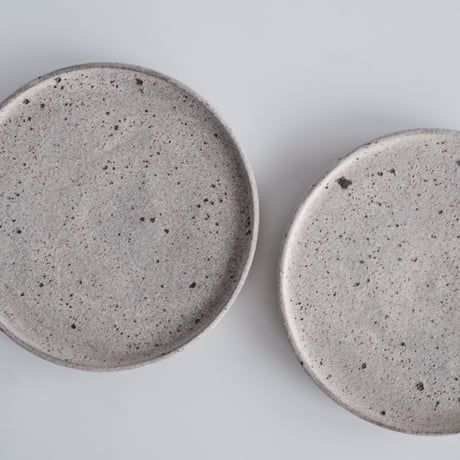 白砂 フチタチ皿  15cm / 若狹 祐介