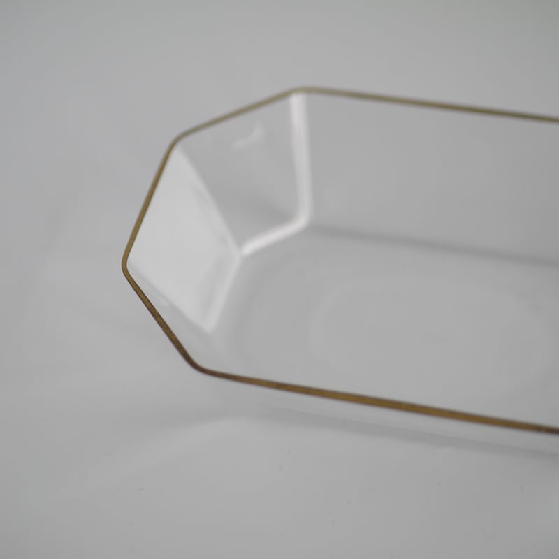 金縁 長方小鉢 / 谷口 嘉 | cafe design shop ninaite