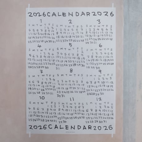 【新品】Aona Hayashi 林青那 カレンダー2026 巻きタイプ 古書古本 Totodo：AONAHAYASHI 2026 POSTER [巻き / Roll] （林青那