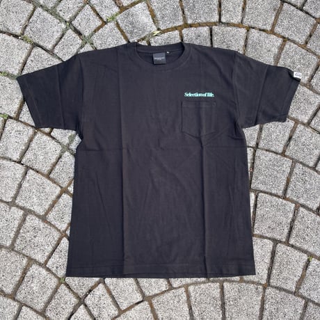 Selection of life. overlap LOGO Tee BLACK