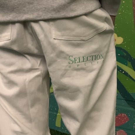 Selection of life. Twill Pants WHITE