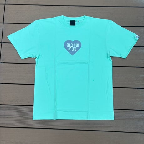 Selection of life. Heart LOGO TEE MELON