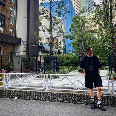 Selectio of life. Slctn Silicon LOGO Shorts BLACK