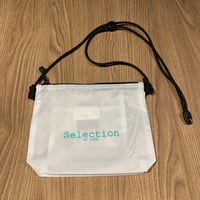 Selection of life. 5th anniversary Shoulder Pouch WHITE