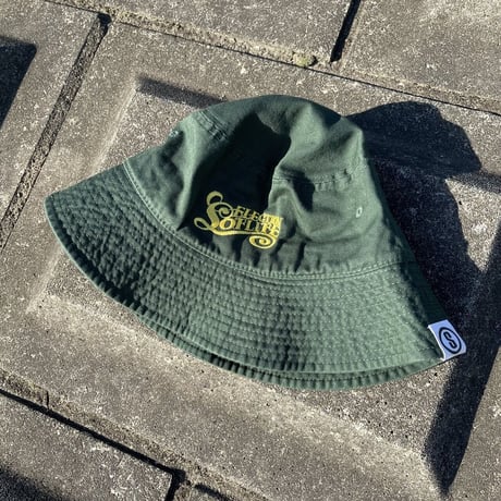 Selection of life. Surf LOGO Bucket Hat GREEN