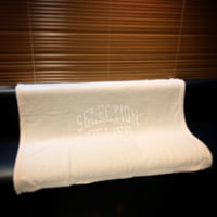Selection of life. College LOGO Blanket&Cushion IVORY
