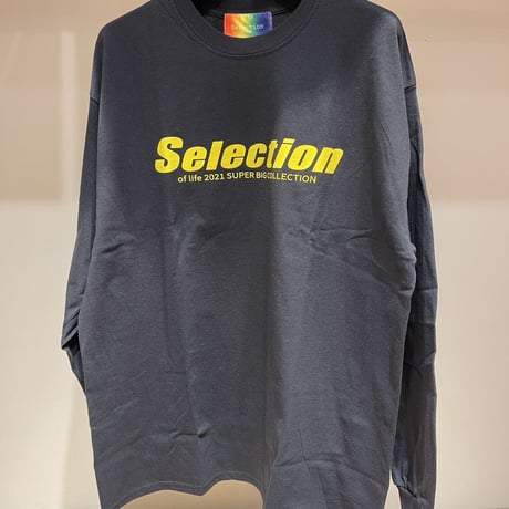 Selection of life. Diagonal LOGO Tee BLACK