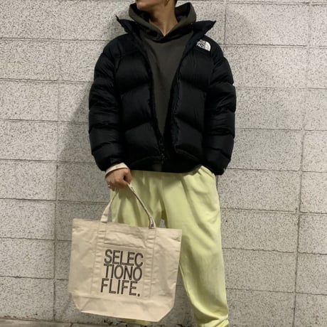 Selection of life. Flocky Tote Bag Ecru