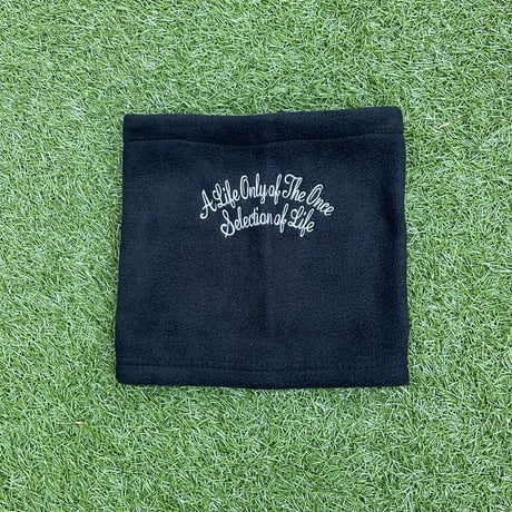 Selection of life. Cursive Embroidery LOGO 2way Neck Warmer