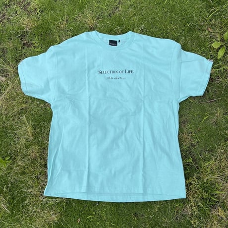 Selection of life.Turqoise Blue Tagline Tee TURQOISE BLUE