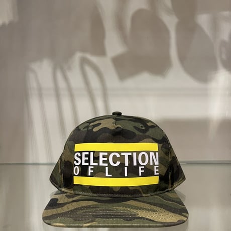 Selection of life. Bold Line LOGO Cap CAMO
