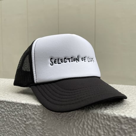 Selection of life. 2nd Brand LOGO Mesh Cap BLACK