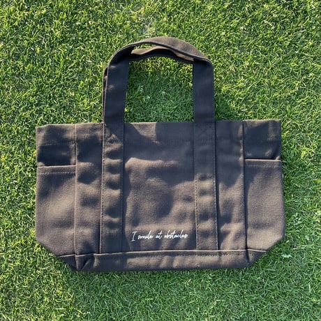 Selection of life. 2nd Brand LOGO canvas tote BLACK