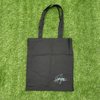 Selection of life. Handwriting Embroidery Tote Bag BLACK
