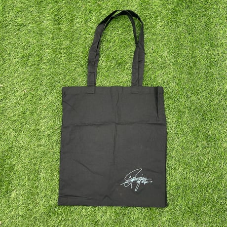 Selection of life. Handwriting Embroidery Tote Bag BLACK