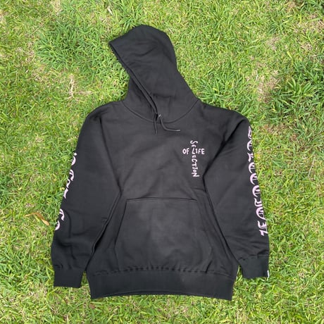 Selection of lif. Cross LOGO Hoodie BLACK