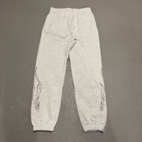 Selection of life. FIRE PATTERN Pants ASH×PINK
