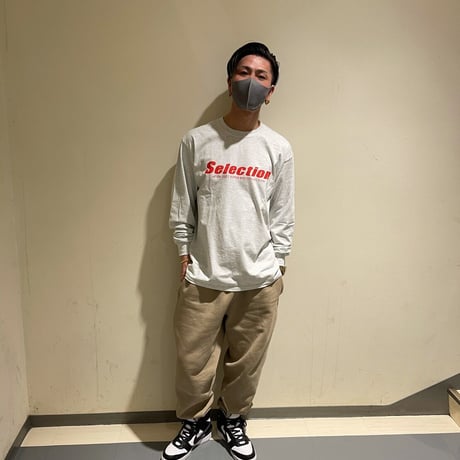 Selection of life. Diagonal Logo Tee GREY