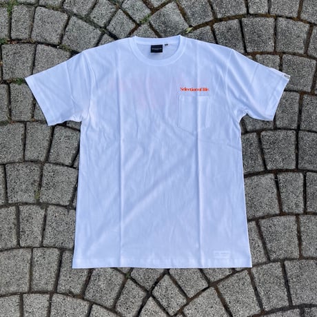 Selection of life. overlap LOGO Tee  WHITE