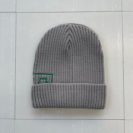 Selection of life. SE LOGO Knit Cap GRAY