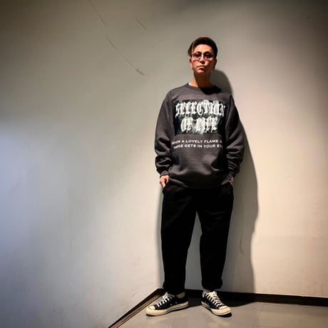 Selection of life. Print Crew Sweat GRAY