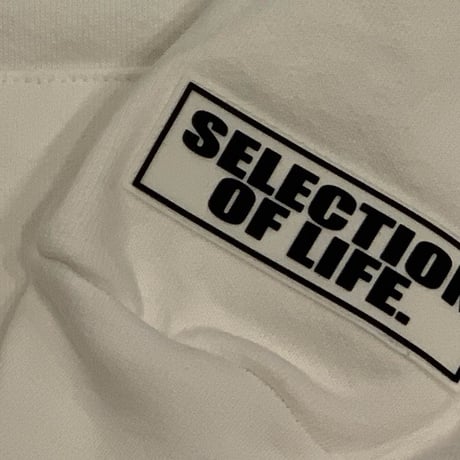 Selection of life. × LOS ANGELES APPAREL Hoodie White